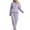 Z24-Purple, variant on Aihuaihua Pajamas for Women Sets Soft Comfy Fluffy Pajama Crew Neck Pullover Ribbed Pjs Warm Plush Lounge Sleepwear 2 Piece Fall Winter Clothes Grey