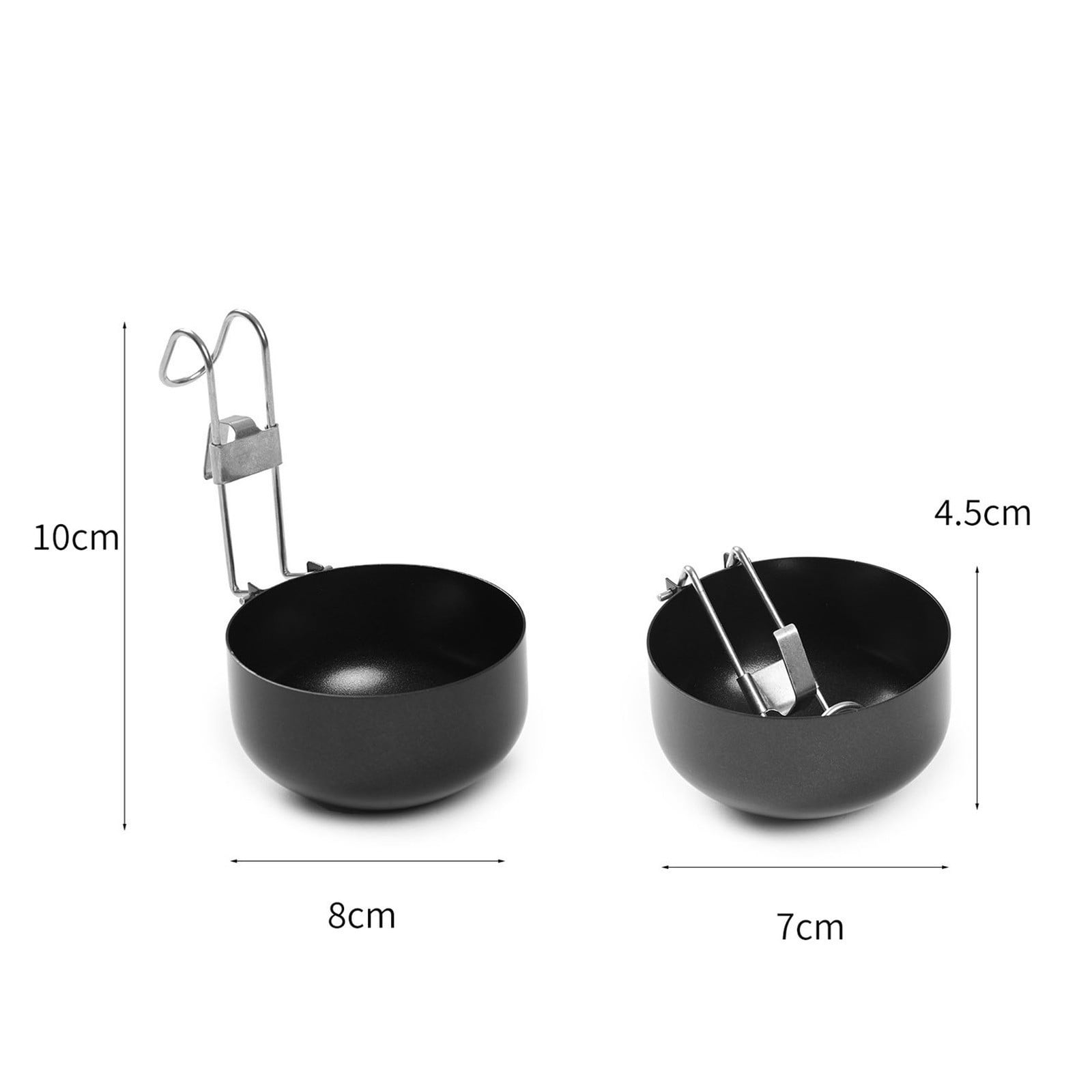 Stainless Steel Cooker Ring for Poached Eggs, Non-Stick Egg Poacher, Kitchen Tool for Boiled Eggs, Foldable and Heat-Resistant Egg Boiler Set