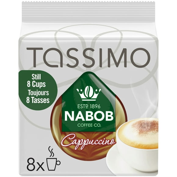 Disques individuels T DISC de café de cappuccino Nabob Tassimo 8&nbsp;cappuccinos