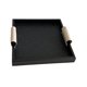 thumbnail image 4 of Bandeja para joyas, anillos, pendientes, collares, pulseras, relojes, porta joyas, bandeja para perfumes. Cuadrado negro, 4 of 9