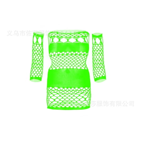 Generic New Sexy Lingerie Sexy Sling Mesh Stockings Open Bottom Non-Slip Temptation Transparent One-Piece Stockings W521
