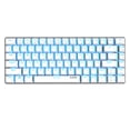 thumbnail image 1 of Teclado Teclado de trabajo de plástico para computadora Ajazz AK33 Diseñado para Windows 7/8/10 Office 82 Teclas Teclado Suministros para computadora portátil Tawny White Type 3 Speravity EL005295-07B, 1 of 2