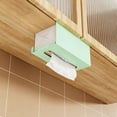 thumbnail image 1 of Under Cabinet Paper Towel Holder Wall Mounted Tissue Rack Kitchen Bathroom No Punching Roll Organizer Space Saving Household Storage For Kitchen Bathroom Cabinet Use Counter Shelf Home, 1 of 6