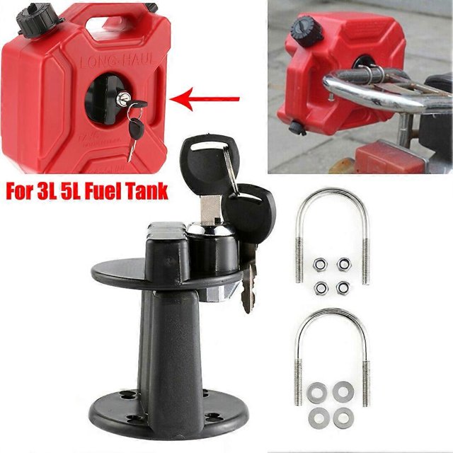 Car Bracket Lock Fastener For 3L 5L Fuel Tank Mount Petrol Can Holder Universal For RV SUV Spare Oil Tank Motorcycle Accessorie