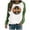 Green, variant on Womens Halloween Costumes Cute Vintage Pumpkin Ghost Skull Graphic Sweatshirts Funny Raglan Long Sleeve Shirts Blue S
