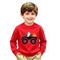 thumbnail image 4 of Likimi Children Girls Halloween Sweatshirts Hallowmas Cartoon Print Crew Neck Sweatshirt For Girls Long Sleeve Everyday Wear Fashion Pullover Size 2-3 Years, 4 of 4