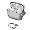 thumbnail image 2 of Clear Crystal Case for AirPods 2nd/1st Generation Case with Keychain, Soft TPU Silicone Transparent Case for Apple AirPods 2nd/1st Gen Charging Case with Short Strap for Men Women,Gray, 2 of 8