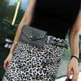 thumbnail image 5 of Riñonera con remaches para mujer, riñonera, riñonera, bolsa para teléfono, riñonera estilo punk, 5 of 5