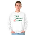thumbnail image 5 of Xmas Naughty Nice Framed Checklist Unisex Plus Size Sweatshirt Brisco Brands 5X, 5 of 6