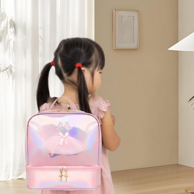 Mochila de danza de ballet perfecl bolsa de gimnasio Rosa