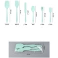 thumbnail image 3 of 6pcs Silicone Rubber Spatula Set, Cooking Brush for Oil, Rubber Spoon Spatula, Heat Resistant Non-Stick Flexible Scrapers or Baking, Cooking, and Mixing, 3 of 7