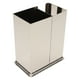 thumbnail image 5 of Organizador de cubiertos Utensilio Crock Holder Caddy, Estante colgante de acero inoxidable Palillos Cuchara Tenedor Escurridor de cuchillos(Two compartments), 5 of 14