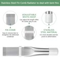 thumbnail image 4 of Air Conditioner Condenser Fin Comb Set Includes 12 Sizes FCR6 Fin Comb Stainless Steel Radiator Fin Comb Heavy-Duty Multipurpose FCR6 Ring Fin Comb for Condenser Evaporator, 4 of 8
