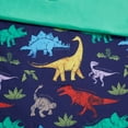 thumbnail image 5 of Smarts & Crafts Home Kids Dinosaur Pals Microfiber Multicolor 3-Piece Comforter Set, Full/Queen, 5 of 6