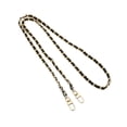thumbnail image 2 of Abbraccia Purse Chain Strap, Cross Body Replacement Strap, Fashion Bag Chain for Small Shoulder Bag Wallet Handbag DIY Gold Chain Black, 2 of 10