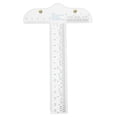 thumbnail image 4 of Worgeous T Shape Drafting Ruler Double Side Scale Ruler Transparent Plastic T Shape Ruler, 4 of 8