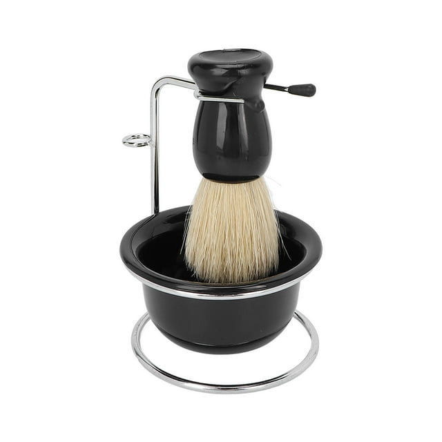 Kit de Brochas de Afeitar ANGGREK Regalo Brocha Manual de Gran Capacidad Soporte de Afeitado para Viajes
