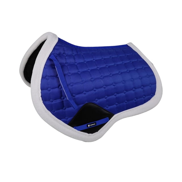 Protector de silla de montar para caballo, almohadilla absorbente de sudor, práctico y resistente al desgaste. Azul