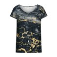 thumbnail image 4 of SMihono Hauts d'Été Décontractés pour Femmes Manches Courtes Col Rond Imprimé Blouse Chandail T-shirt Oversize, 4 of 8