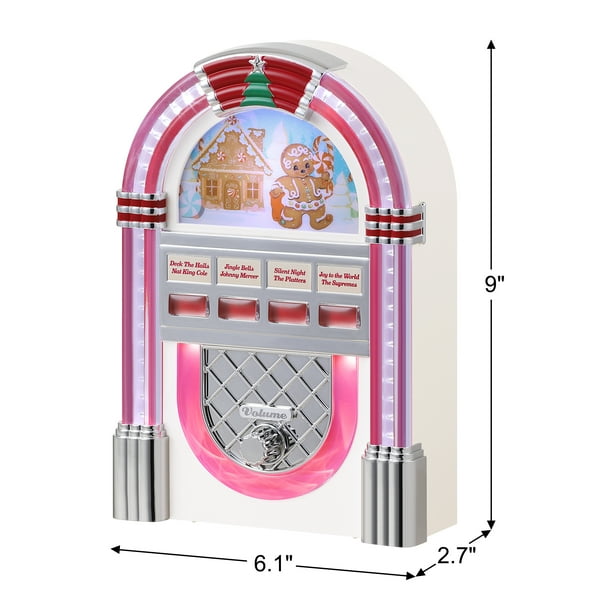 Mr. Christmas 9-inch Decorative Retro Jukebox Ivory - Walmart.ca