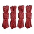 thumbnail image 3 of jinwen Lot de 4 Cordes pour Tente de Camping, Corde Coupe-Vent pour Tente avec Tendeur de Réglage, Corde en Nylon, Rouge, 3 of 9