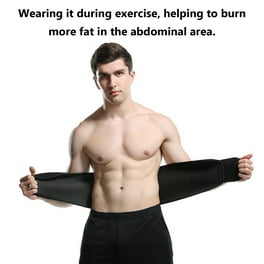 Hesroicy Men Waist Trimmer Belt S to 5XL Elastic Tummy Control Male Beer Belly Stomach Wrap Sweat Band Fitness Supplies Walmart