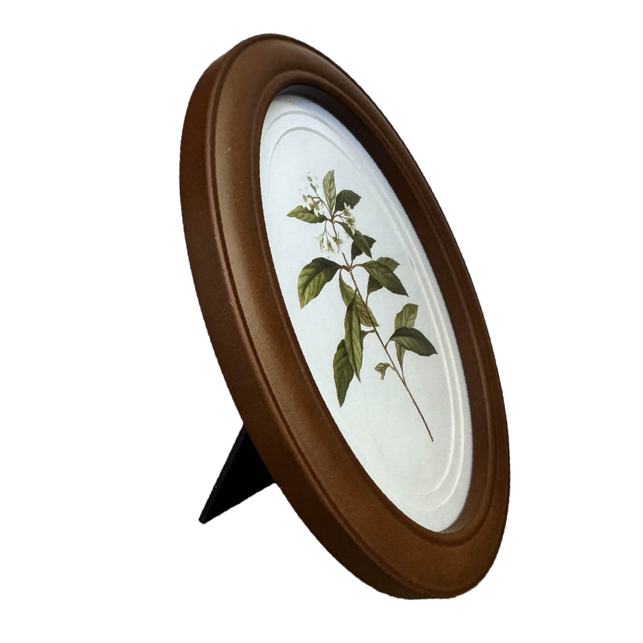 OneDesign Home 5x7 Oval Double Matte Wood Picture Frame