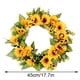 thumbnail image 2 of Guirnalda de girasol artificial Puerta de la oficina en casa Colgante Guirnalda de flores Simulación Decoración floral Speravity HA9040-00B, 2 of 6