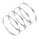 thumbnail image 1 of Uxcell 4 Pcs Abrazaderas de Manguera, 9.2-10 Pulgadas Abrazadera de Manguera Ajustable de Acero Inoxidable 304 para Fontanería Automotriz, Clamps de Tubería de Línea de Combustible, Plata, 1 of 7