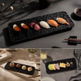 thumbnail image 6 of Japanese Style Rectangular Sushi Platter, Dishwasher Safe Serving Tray for Appetizers, Fruit Cakes and Desserts, 6 of 6