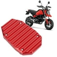 thumbnail image 4 of Kickstand Extender Plate, Side Stand Pad Extension Rustproof Anti Slip Simple Installation  For Motorcycle Red, 4 of 8