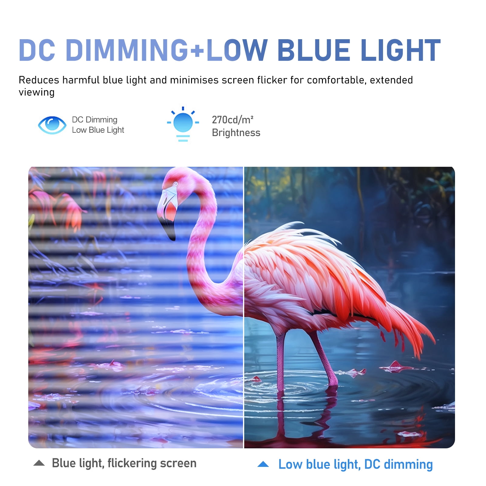 Gawfolk 27" 2K IPS Office Computer Monitor, 75Hz Adaptive-Sync, Built-in Speakers, Black