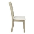thumbnail image 5 of Walden Cane Back Dining Chair with  White Base and Linen  White Fabric Seat, 5 of 8