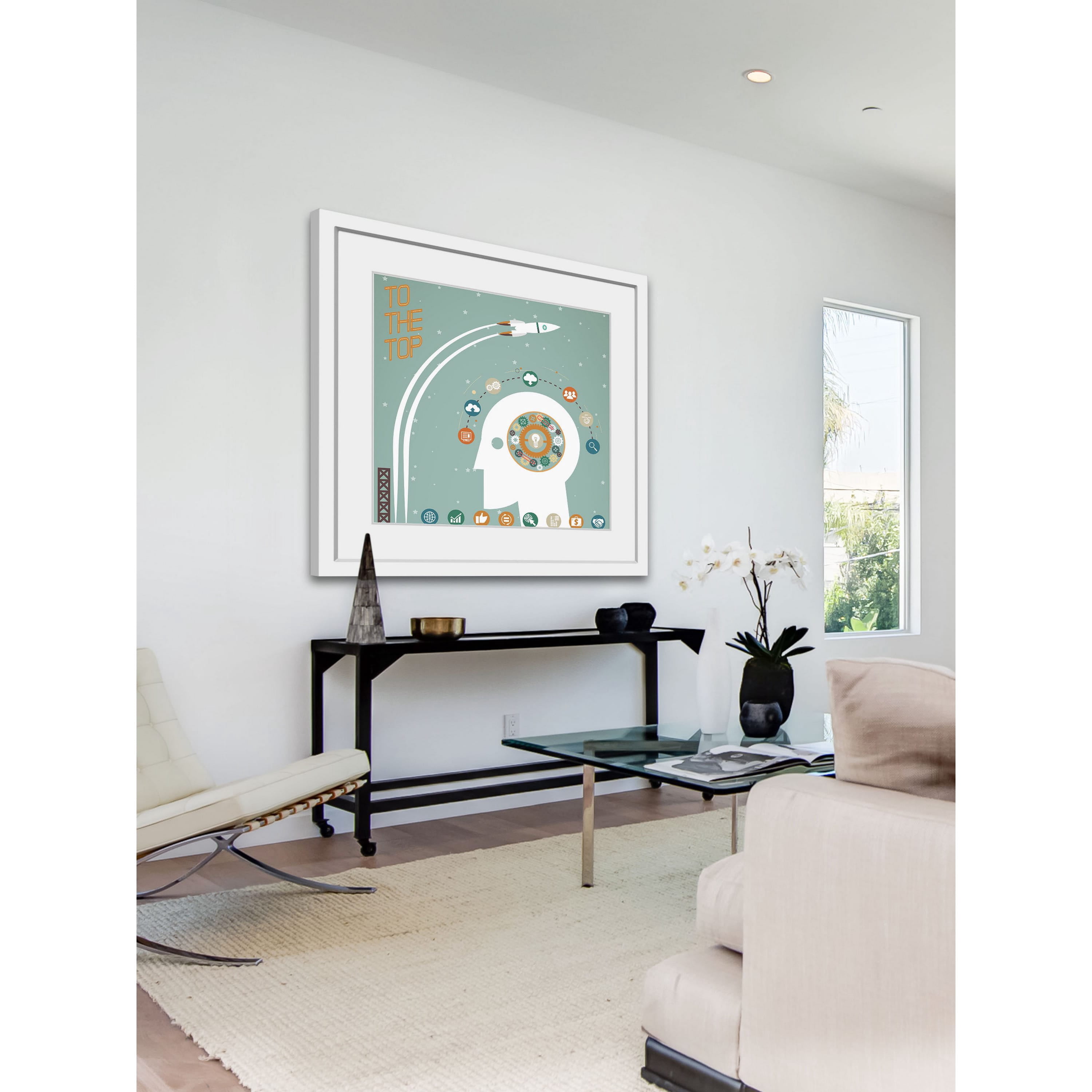 Marmont Hill - "To the Top" Framed Painting Print