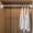 A, variant on Adjustable Tension Mounted Drying Rack Expandable Garment Rod for Home Laundry Closet Bathroom Kitchen Organization Storage Space Saving Solution