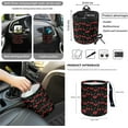 thumbnail image 4 of Yuyamidu Cherry Car Seat Cover Front Seat Protector 12 PCS Set Cute Steering Wheel Cover Seat Belt Pad Armrest Covers Garbage Bag Air Vent Bag Rearview Mirror Cover Coasters Key Chain Universal Fit, 4 of 7