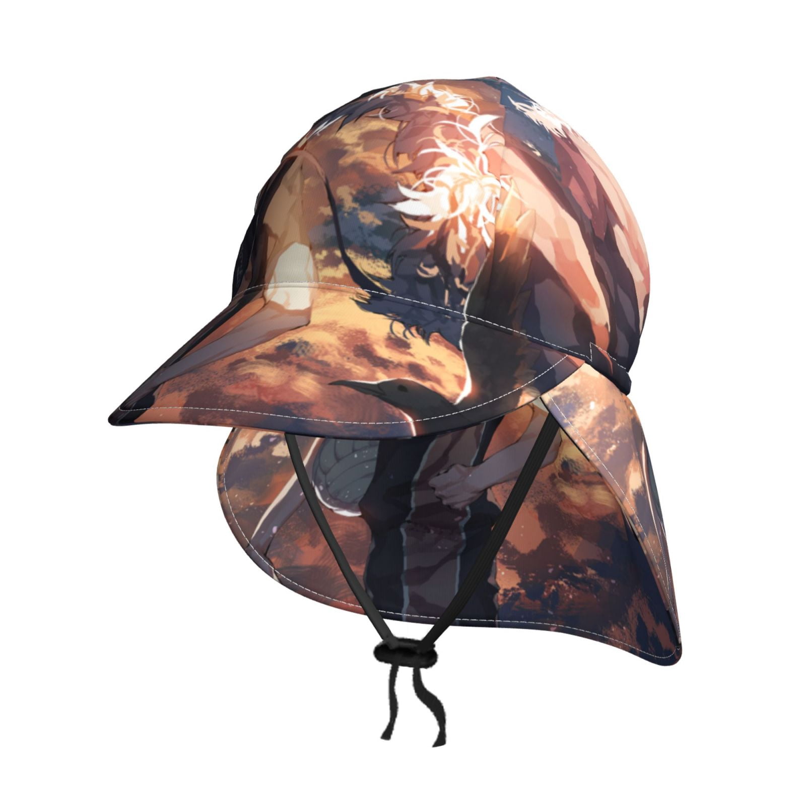 Children's sun hat, children's neck 