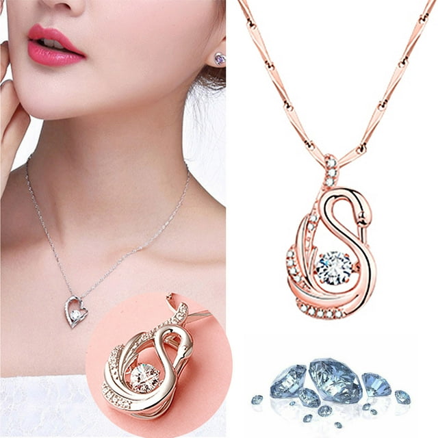 TopLLC Colliers & Pendentifs Luxe Smart Cygne Danse Collier Sport Collier Saint Valentin Collier Projection