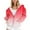 Red, variant on under $15 Turilly Lady Coats Winter Plus Size Jackets Women's Casual Printed Zippered Long Sleeved Hooded Sweater Jacket Top