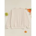 thumbnail image 6 of Mommy and Me Halloween Sweatshirts Long Sleeve Funny Letter Print Pullover Sweater Tops Family Matching Outfits, 6 of 9