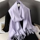 thumbnail image 2 of New 62 Color Winter Scarf For Women Long Warm Cashmere Scarves Hijab Solid Lady Shawl Wrap Female Pashmina Bandana Head Scarfs, 2 of 5