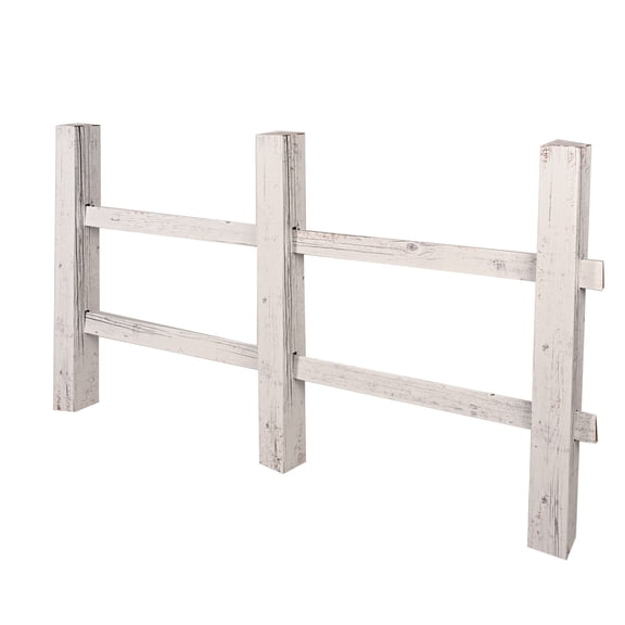 3-D White Fence Prop, 3' 8" x 6' 7", (1/Box)