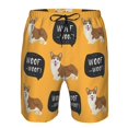 thumbnail image 4 of Kll Corgi Men'S Casual Summer Beach Shorts Hawaiian Shorts With Pockets-Xx-Large, 4 of 9
