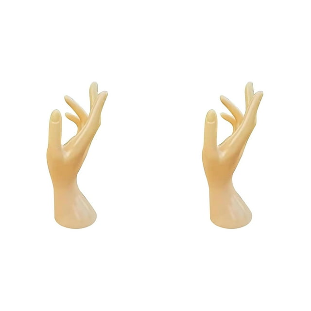 Desktop Ornament Hand Jewelry Holder for Display 215cm Female Mannequin Model Jewelry Rack Bracelet Stand for Home and Retail Use*2 Pack