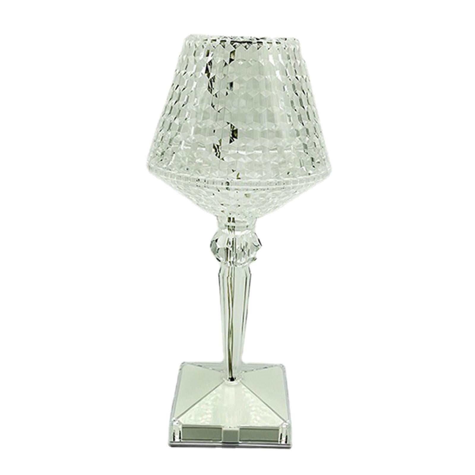 goblet silver lamp