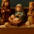 thumbnail image 5 of Leutsin Mini Christmas Nativity Set in a Tin Box - Handcrafted Pocket Size Nativity Scene Gift Tin,Exquisite Resin Nativity Sets & Figures,Christmas Decoration Indoor for Home Gifts Decor,1PC, 5 of 9