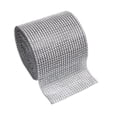 thumbnail image 2 of CIMAXIC birthday Sparkling Rhinestone Diamond Ribbon Mesh Roll for Wedding Cakes Birthday Party Decor Baby Shower Events and Arts and Crafts Projects 1 Yard x 4.7" (Silver),36"X4.72"X0.04", 2 of 5