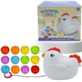 thumbnail image 1 of MesaSe Easter Matching Eggs Chicken Toy Push & Pull Chicken Box Creative Montessori Gift For Toddler, 1 of 10