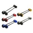 thumbnail image 3 of Miulika CNC Aluminum Alloy Motorcycle Front Rear black, 3 of 9