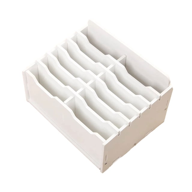 Cateissary Caja organizadora de almacenamiento atractiva y elegante para organizadores de cajas de almacenamiento de fácil organización Almacenamiento y organización del hogar